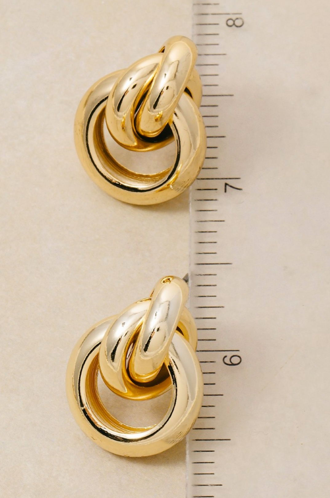 Luxe Loop Door Knocker Earrings