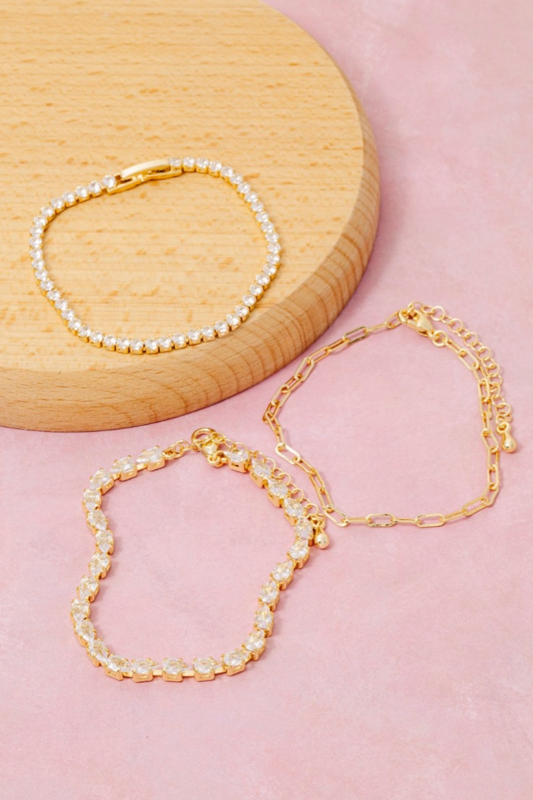 Radiant Layers Tennis Bracelet