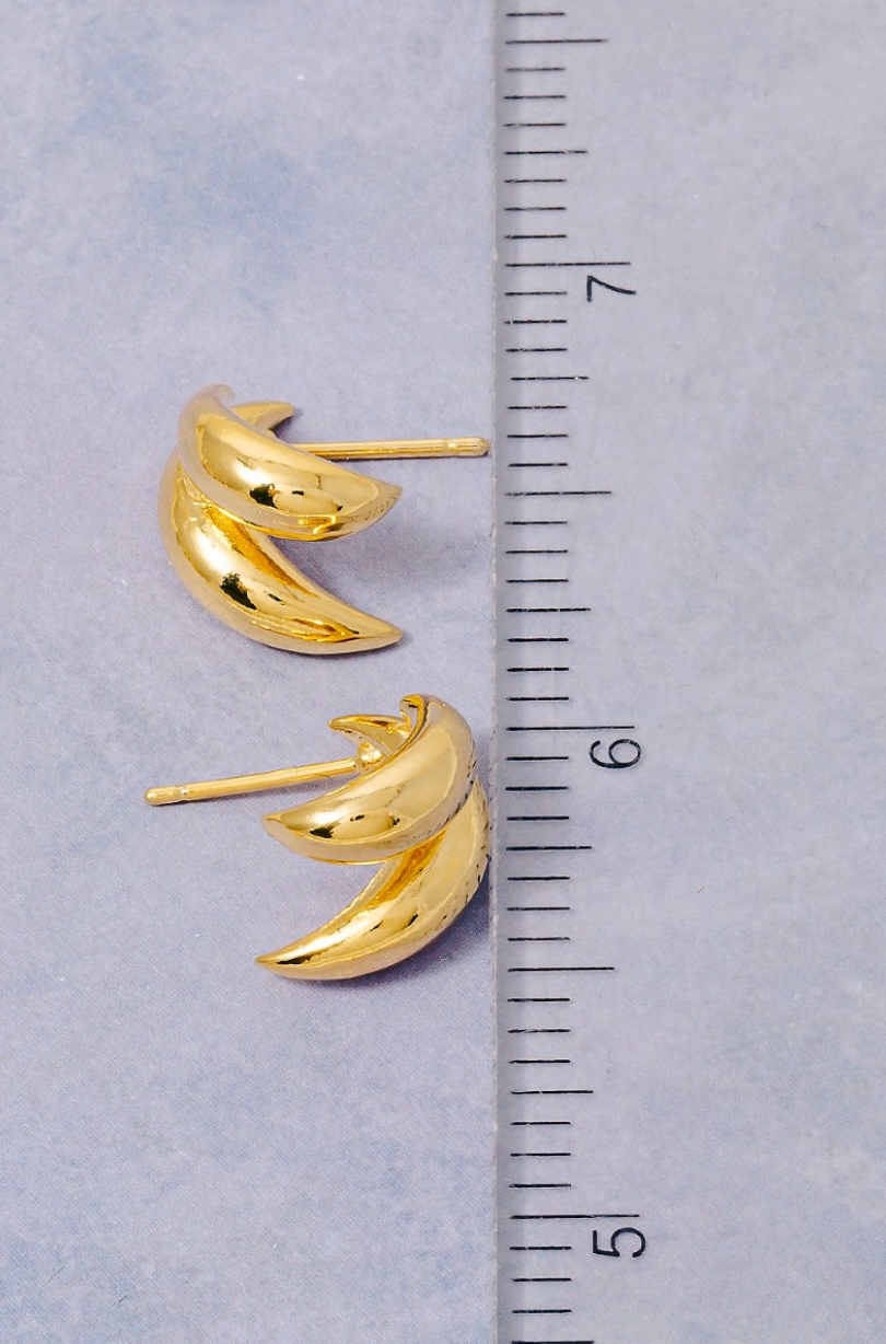 Linked Aura Hoop Earrings