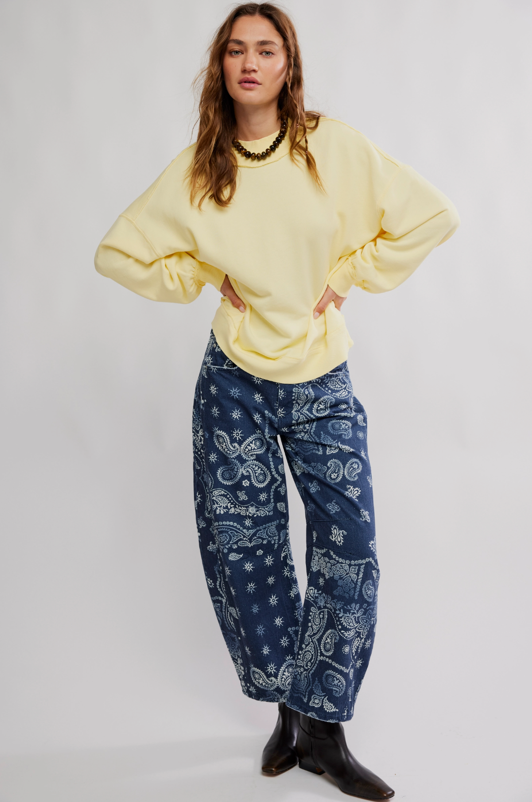 Palm Springs Pullover Banana Cream