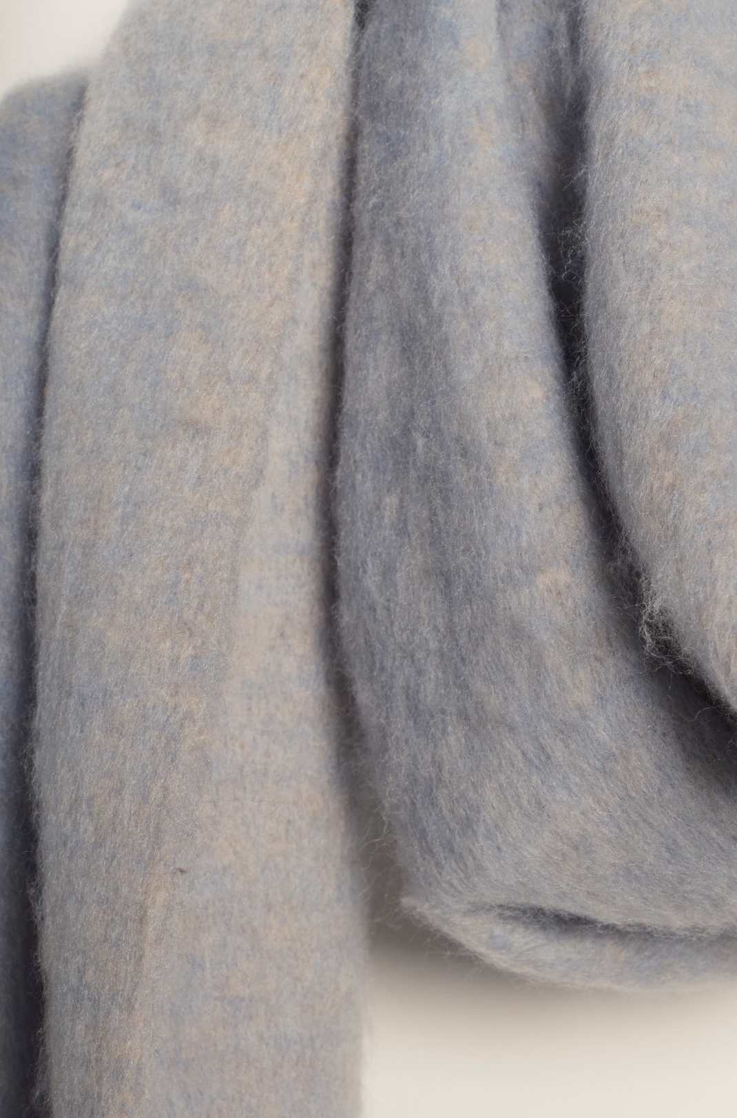 Winter Chill Blanket Scarf Blue