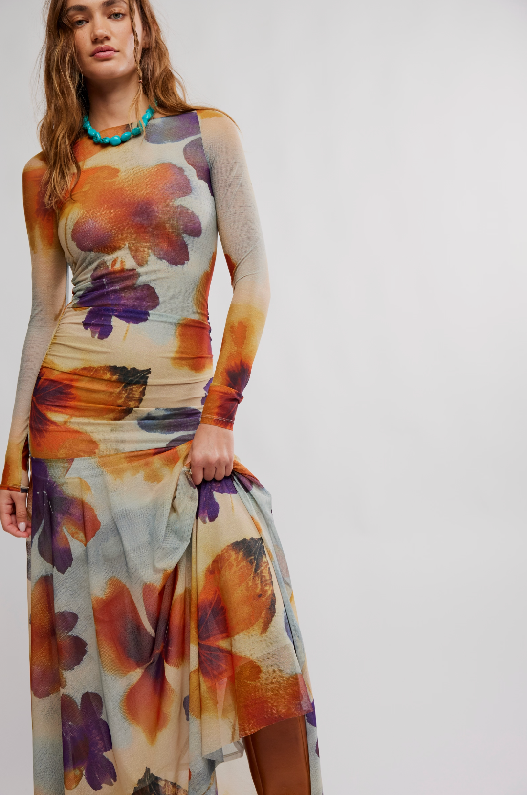 Sunnei Mesh Maxi Dress