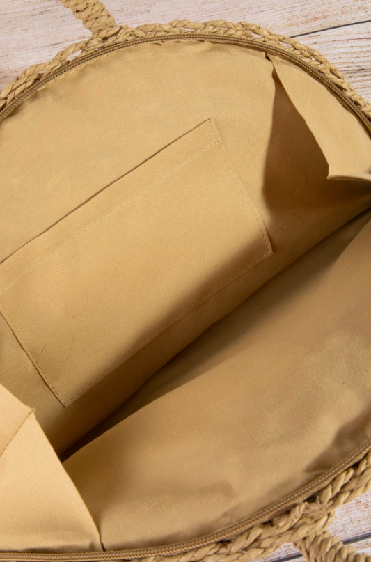 Jamie Multi Tone Straw Bag