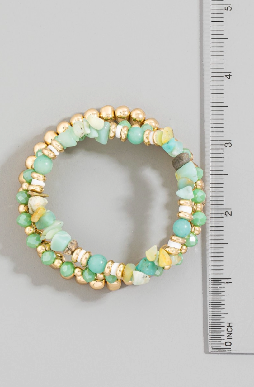 Corinne Beaded Bracelet Set
