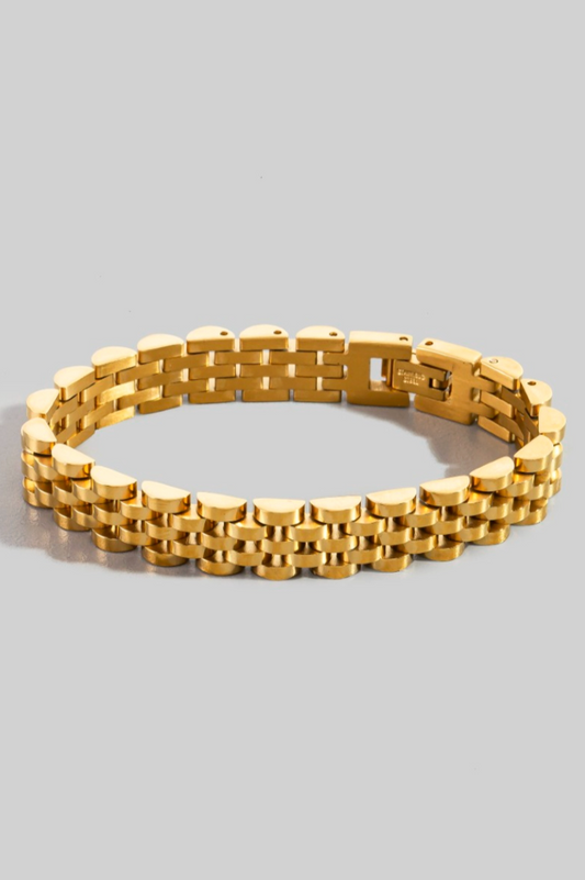 Called Home Watch Chain Bracelet