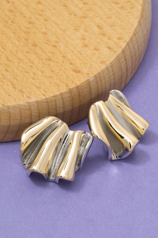 Speaking Up Sculpted Earrings