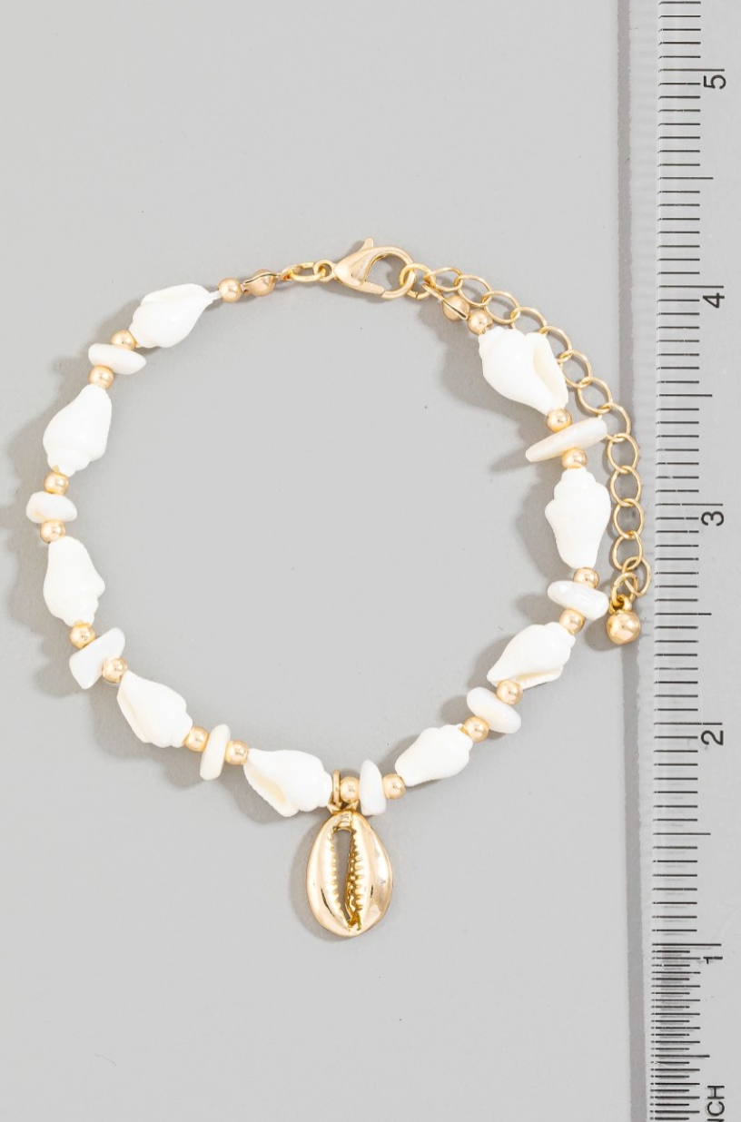 Run Together Shell Bracelet