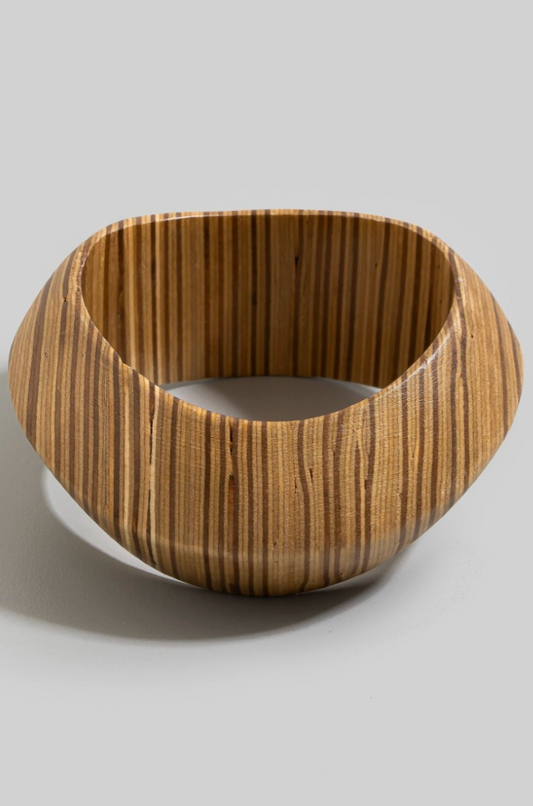 Speed Racing Wooden Bangle Striped