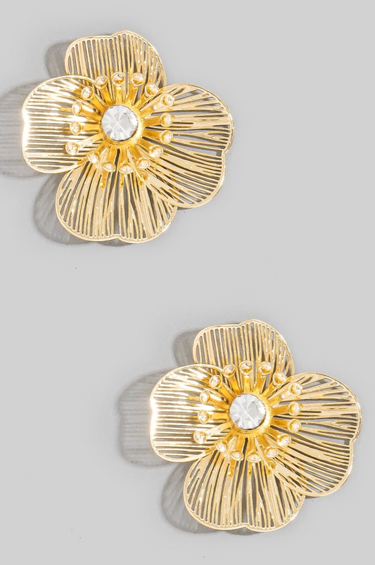 Mystified Flower Earrings