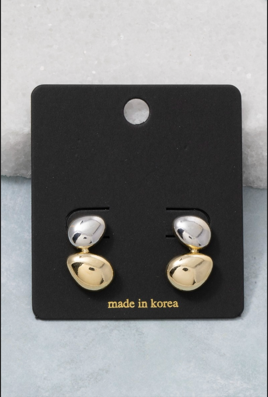 How We've Grown Two Tone Earrings
