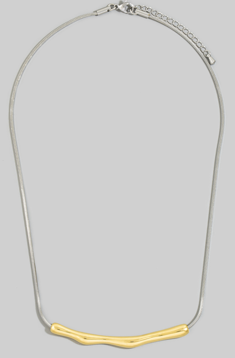 Leave Some Love Pendant Necklace Gold