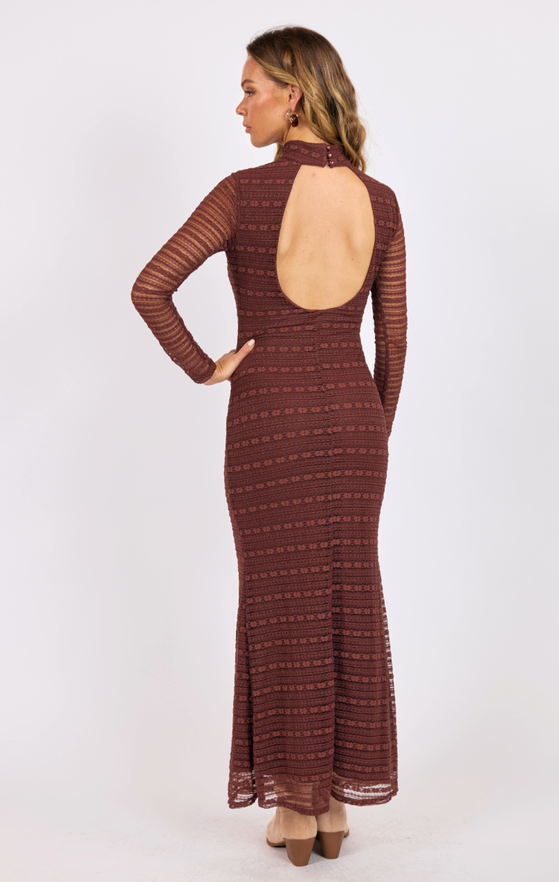 Sundance Stretch Lace Maxi Dress