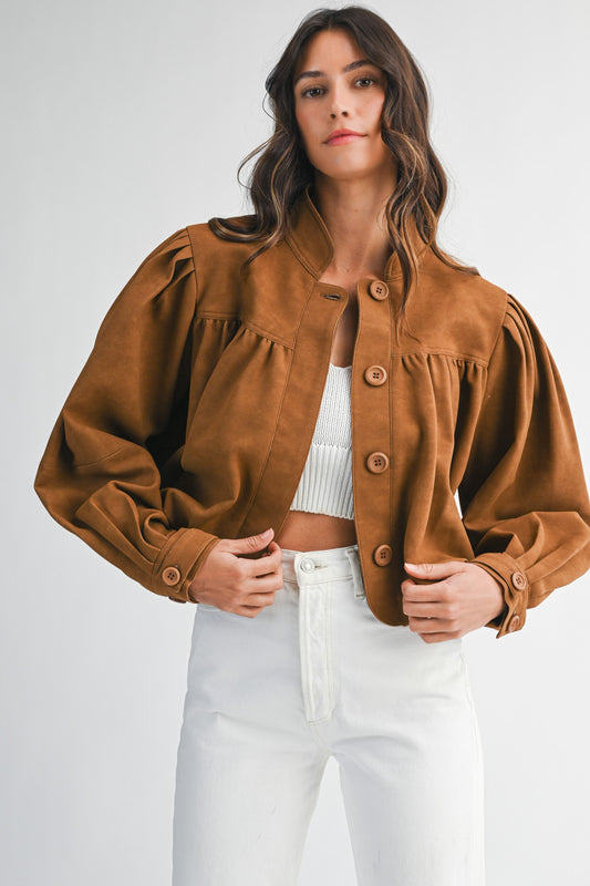 Along The Way Suede Jacket