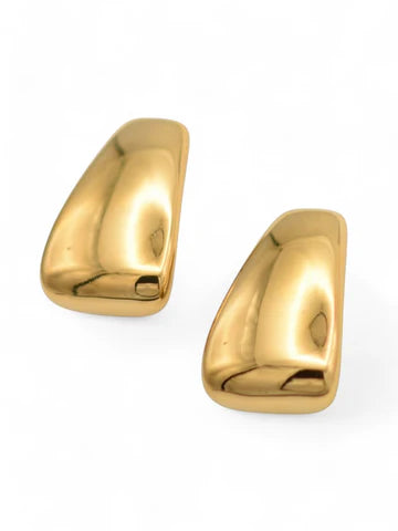 A List Earrings Gold