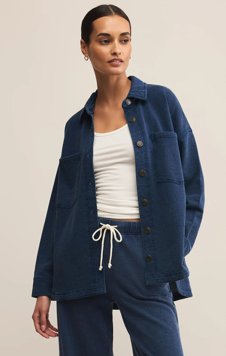 All Day Knit Denim Jacket Indigo