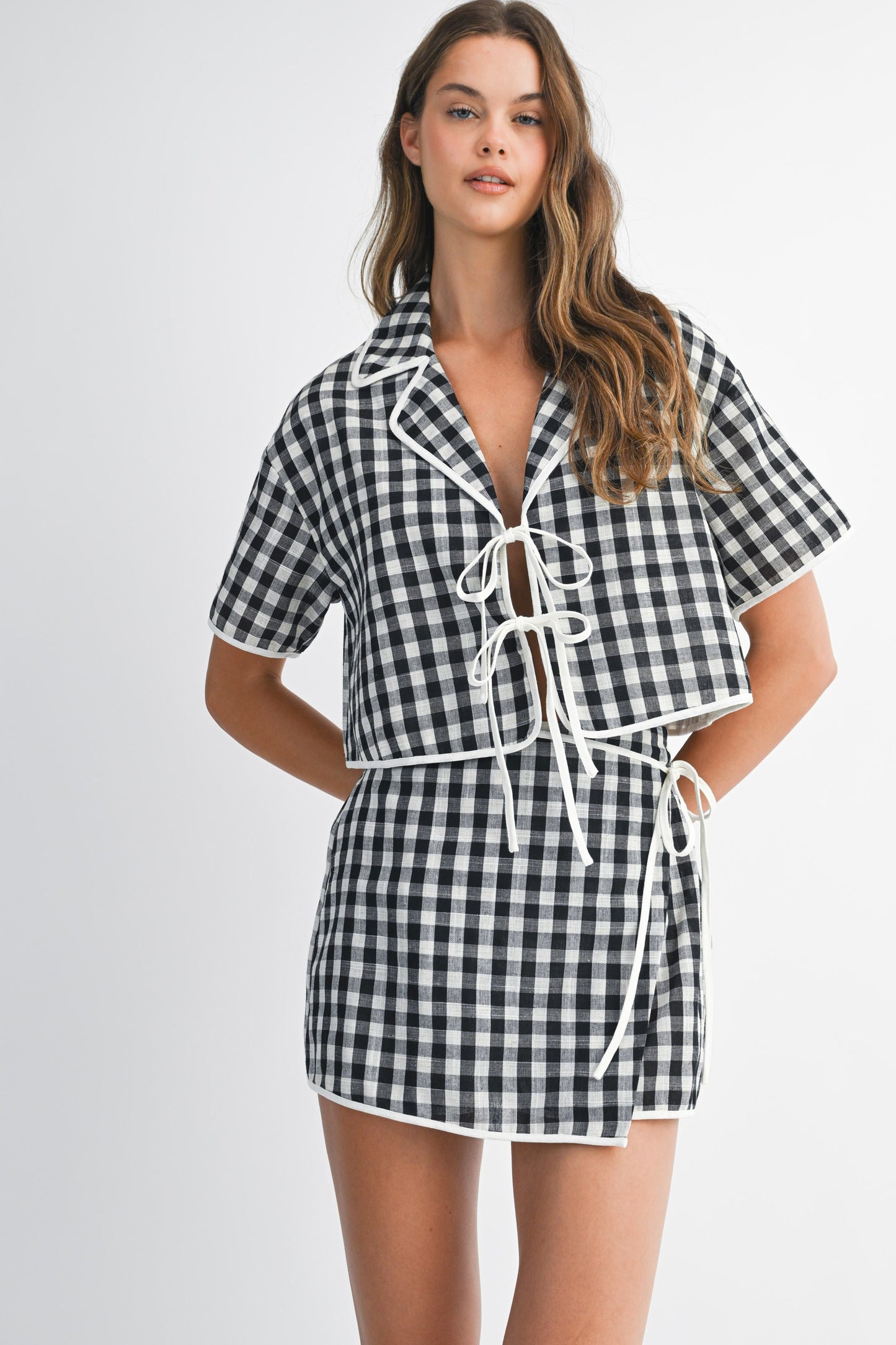 Checkmate Piped Gingham Set
