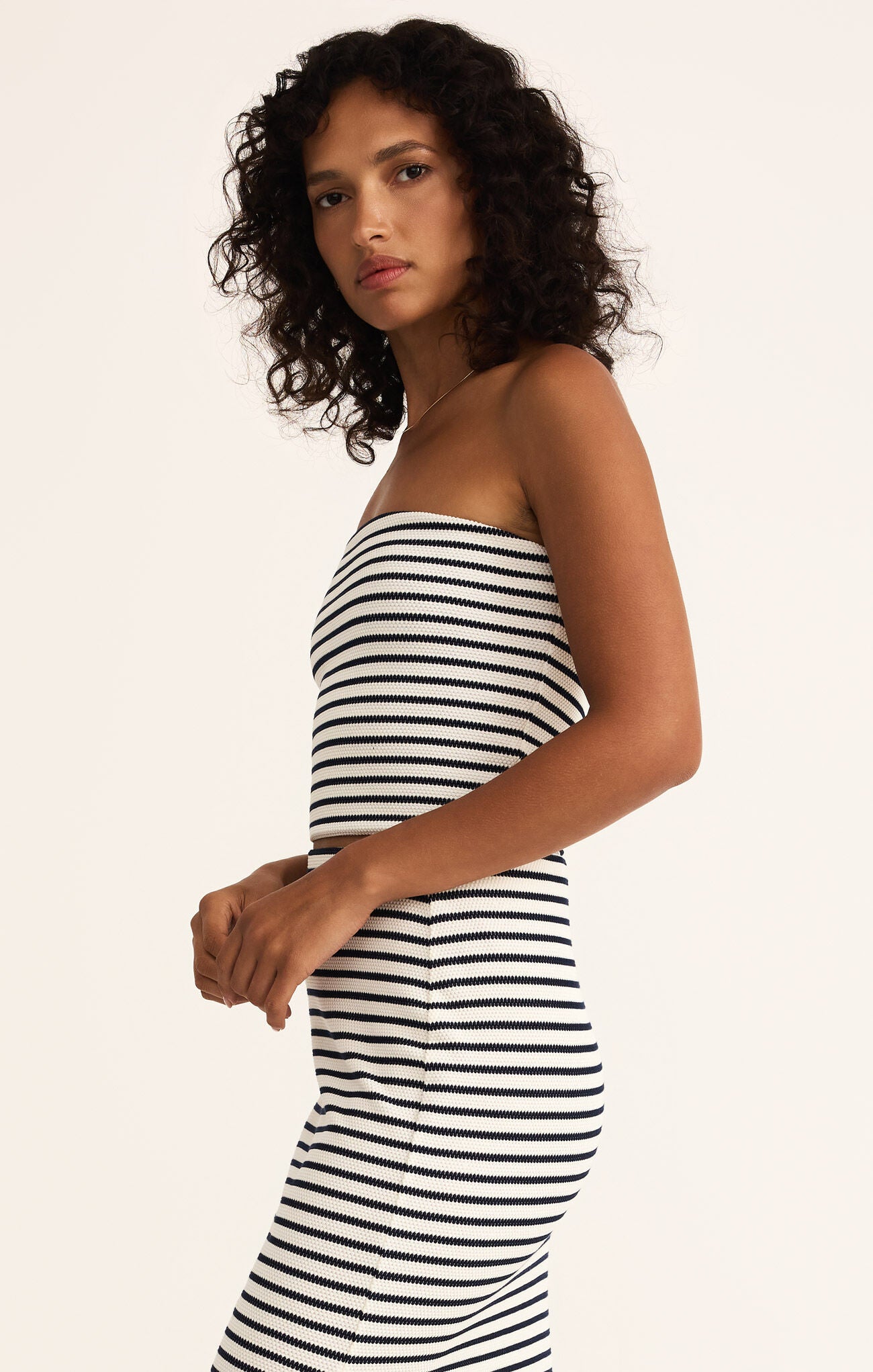 Caffari Stripe Tube Top