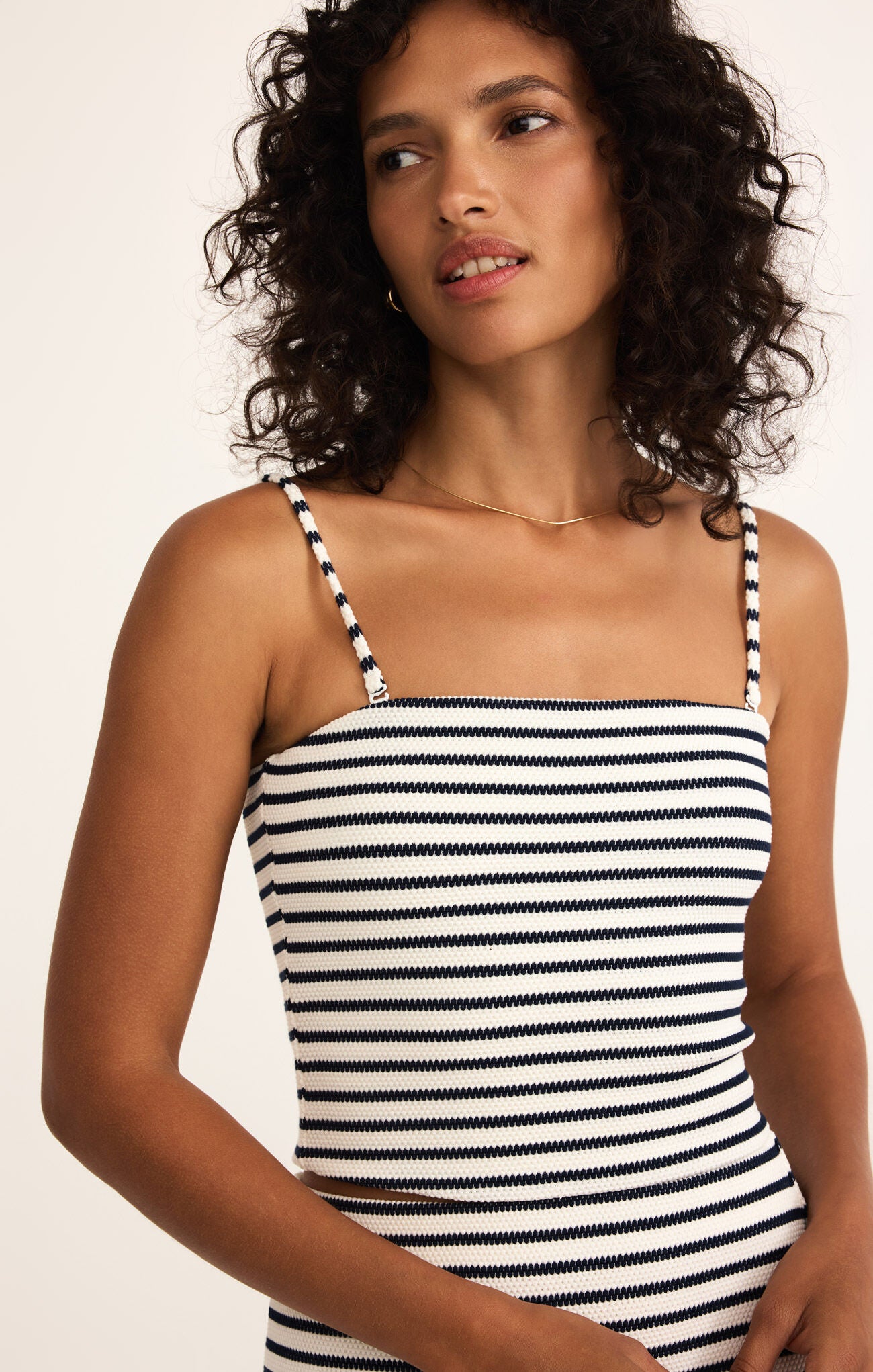 Caffari Stripe Tube Top