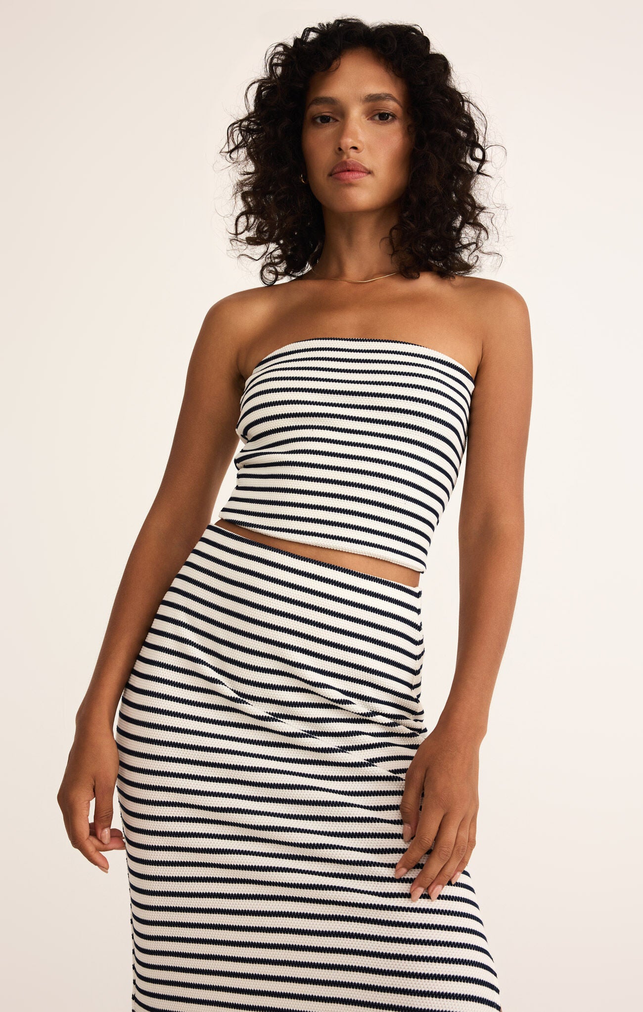Caffari Stripe Tube Top