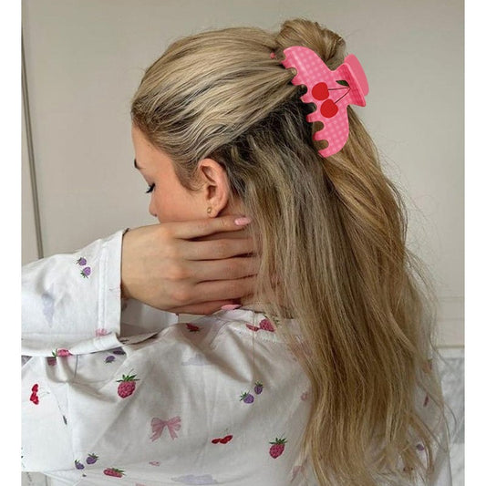Cherry Crush Claw Clip