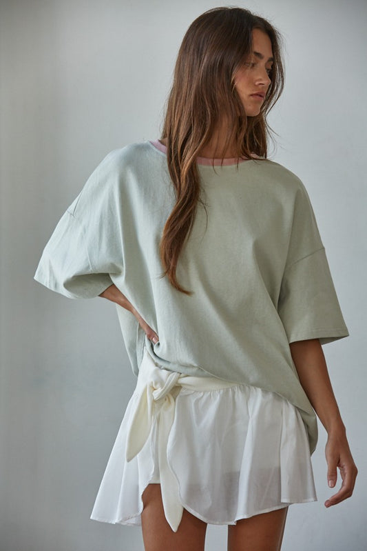 Sweet Serve Contrast Tee