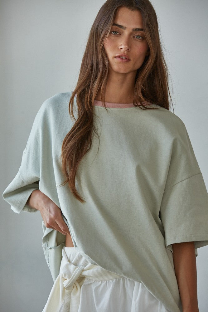 Sweet Serve Contrast Tee