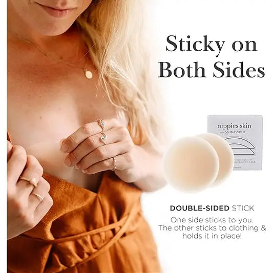 Nippies Double Sided Adhesive Nipple Covers Cream