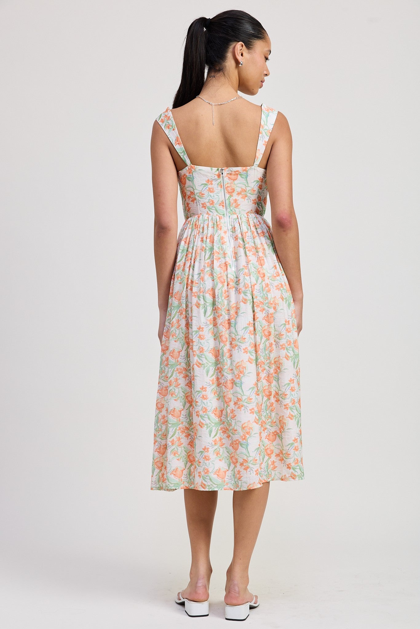 Emory Floral Tie Front Dress