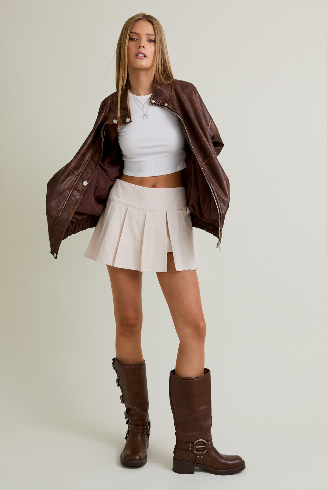 Vintage Edge Bomber Jacket