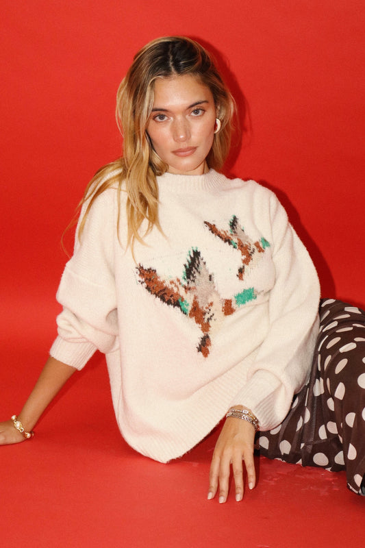 Flying Duck Knit Sweater