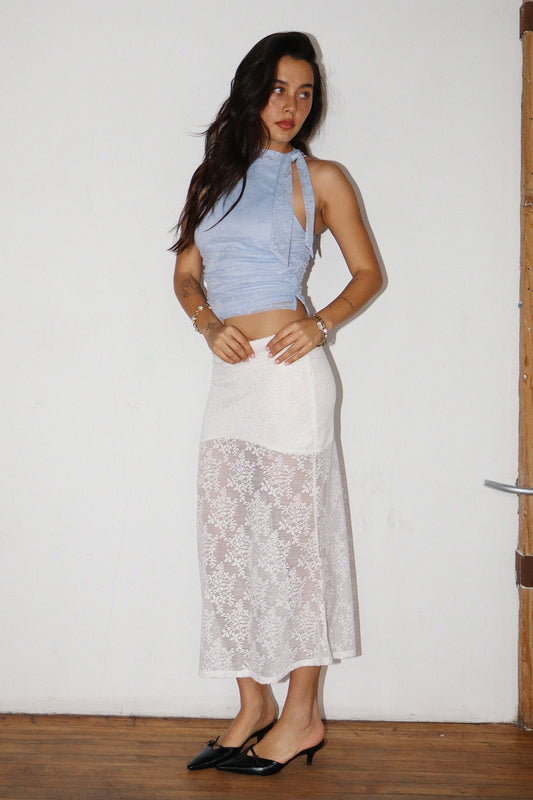 Forever Lace Midi Skirt
