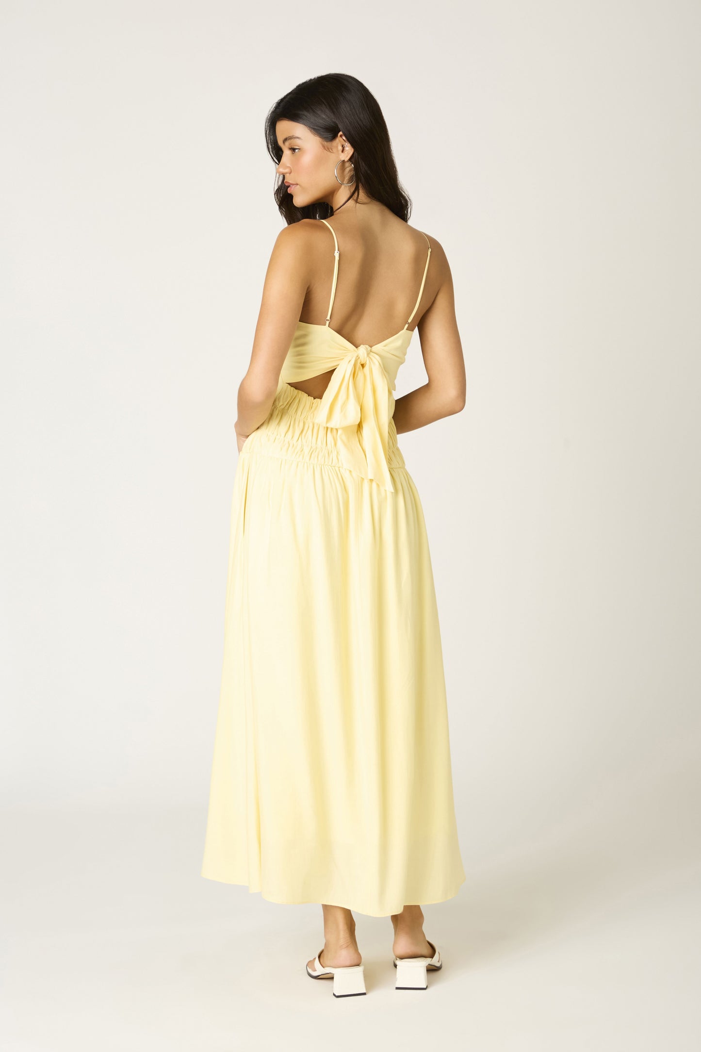 Holding On Smocked Midi Dress