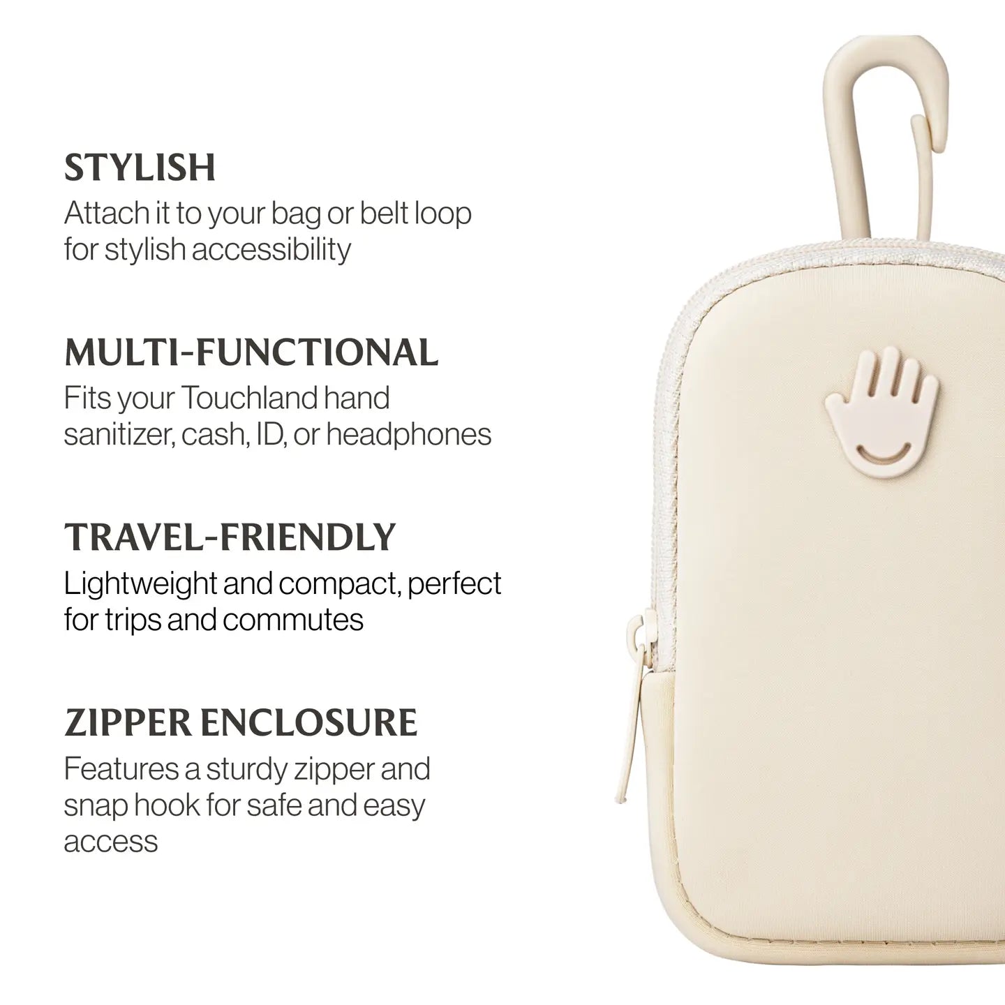 Ivory Touchette Pouch