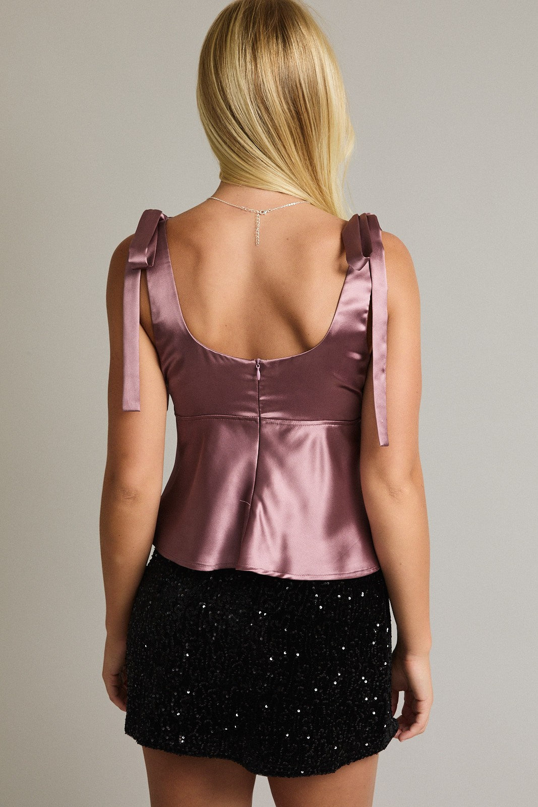 Twilight Charm Satin Top