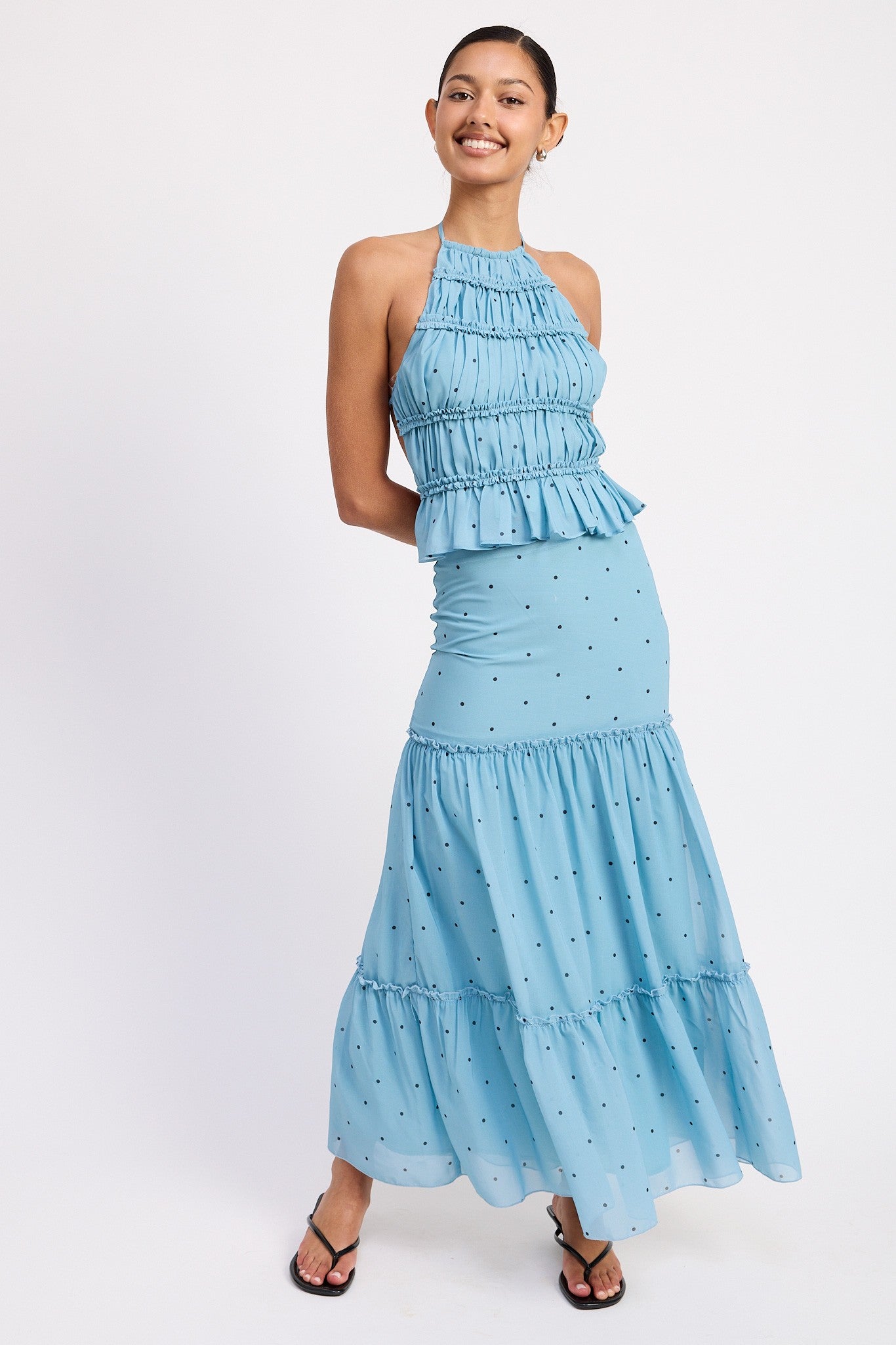 Michaela Polka Dot Skirt