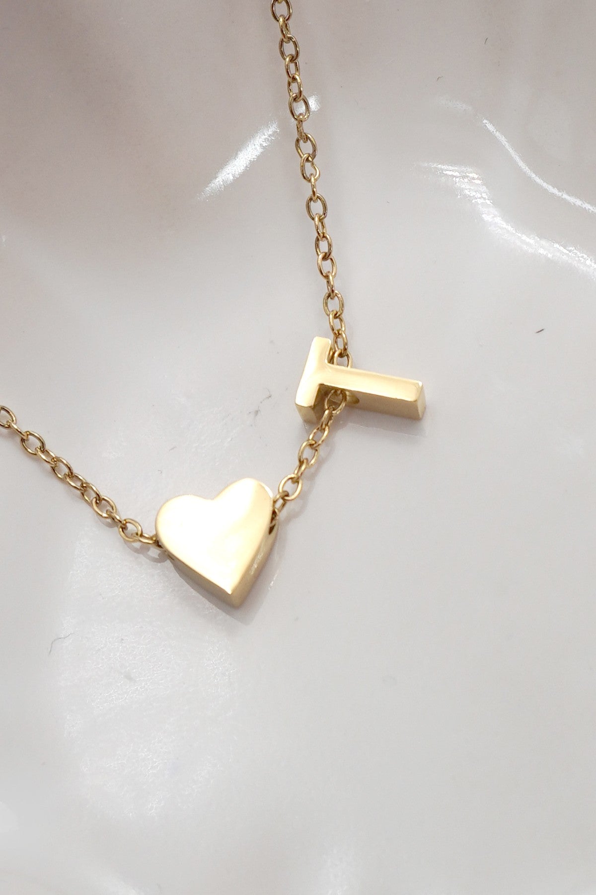 Darling Letter Charm Necklace