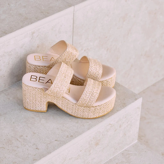 Ocean Ave Platform Sandal Chiffon