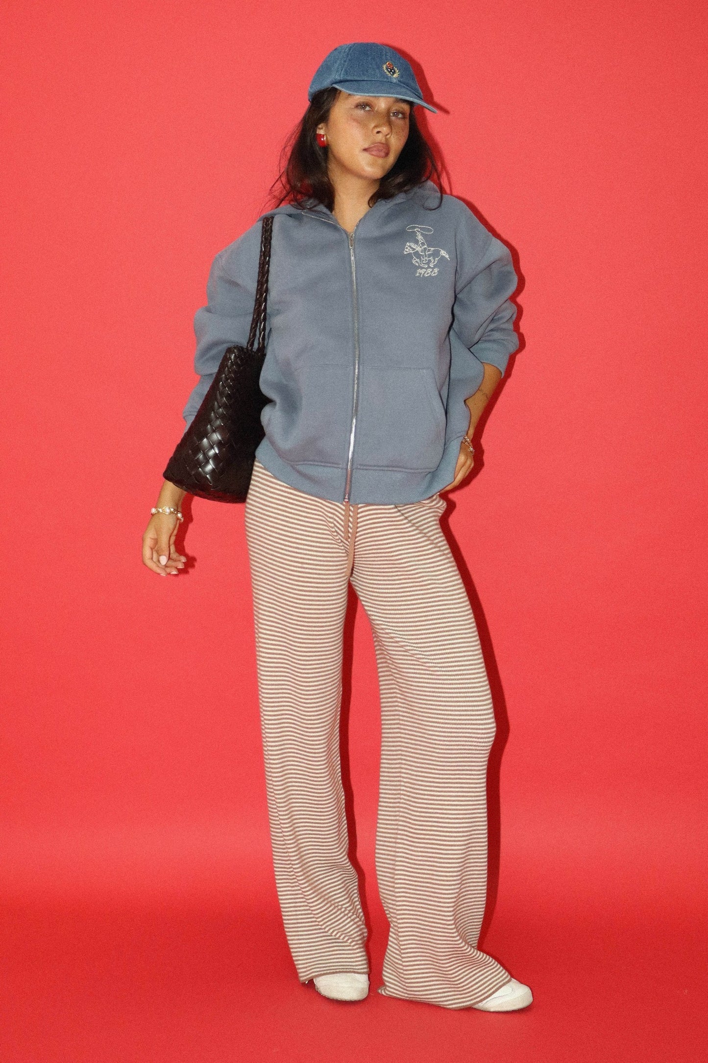 Cocoa Stripe Lounge Pants