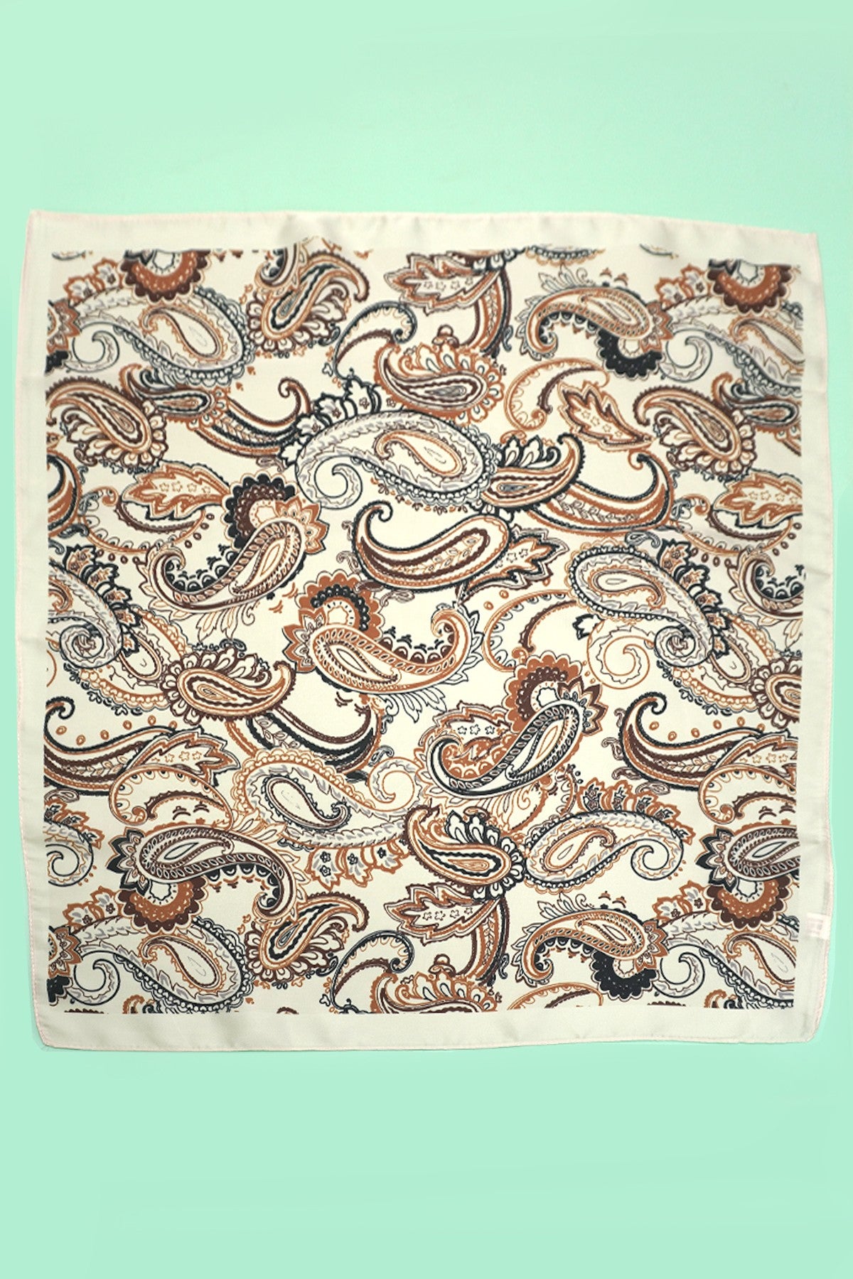 Paisley Silky Bandana Scarf