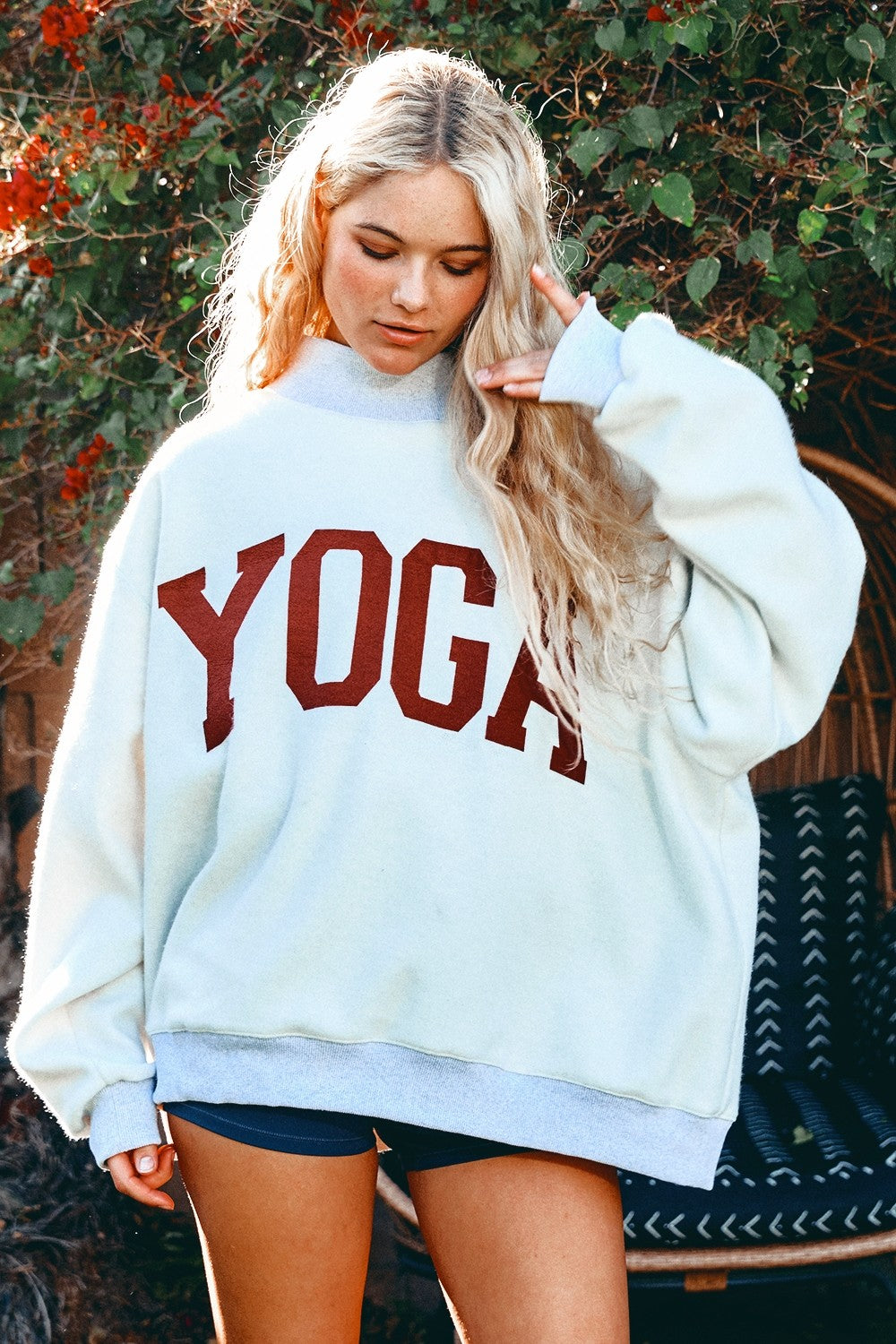 Pilates + Yoga Reversible Sweatshirt