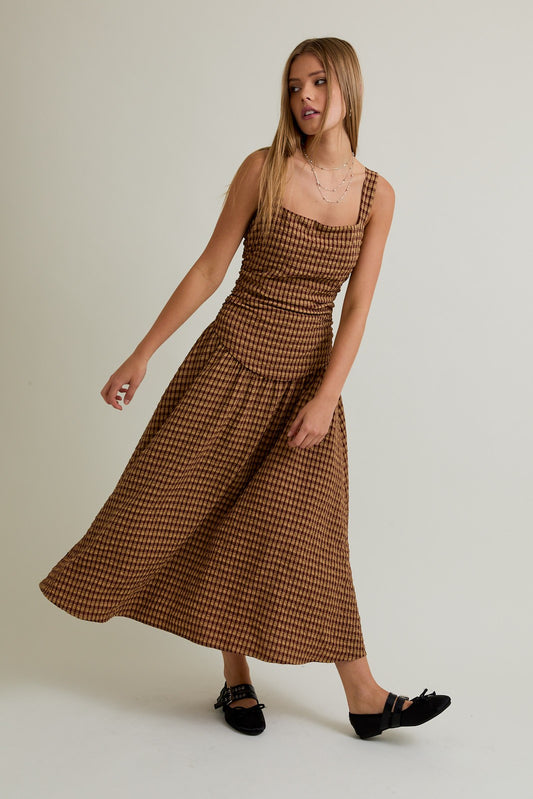 Autumn Plaid Dress