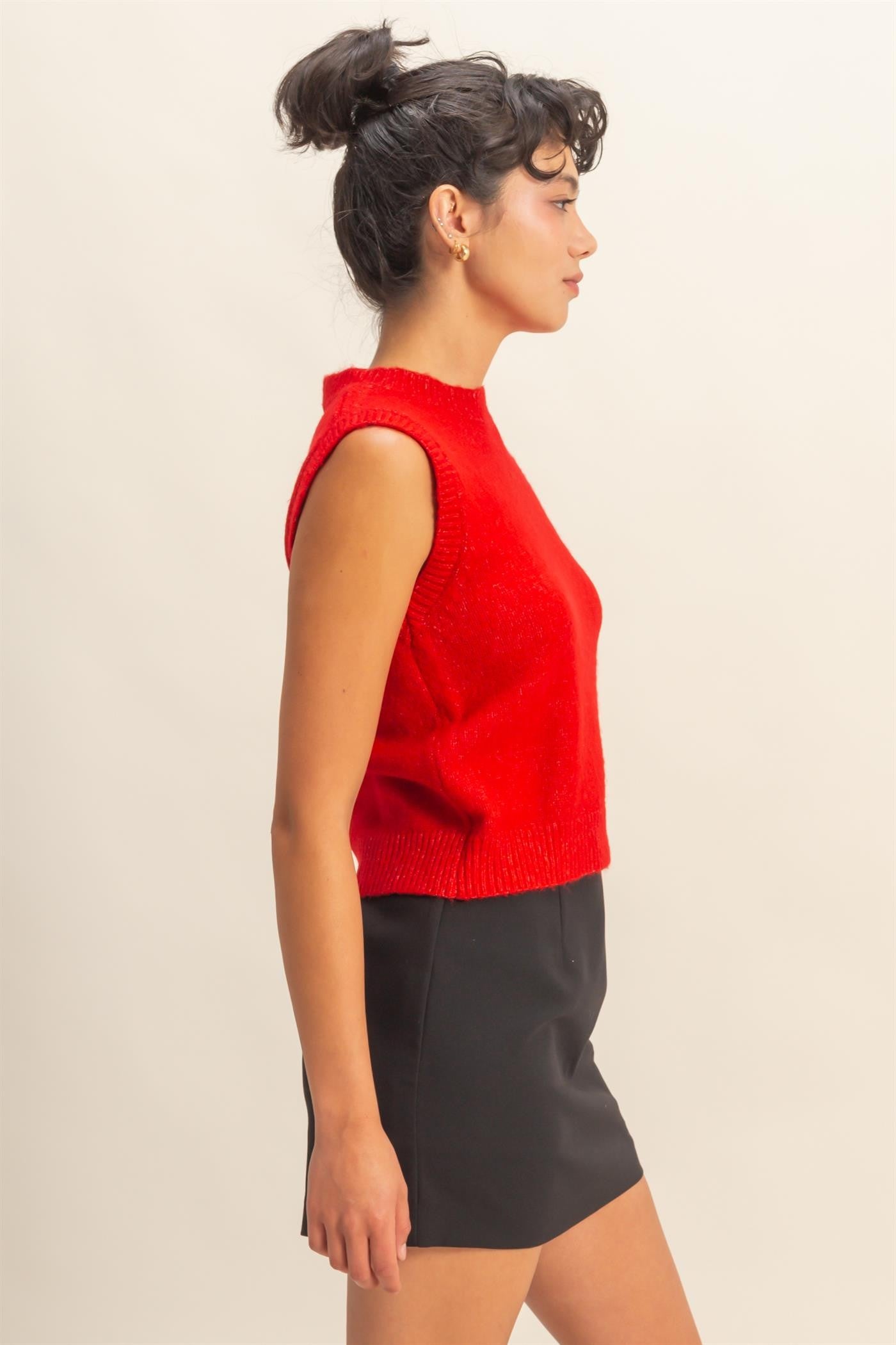 Radiant Edge Sweater Top