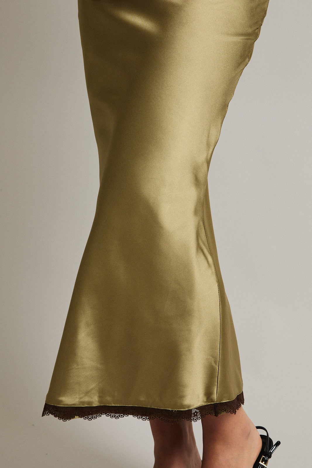 Evening Muse Satin Skirt