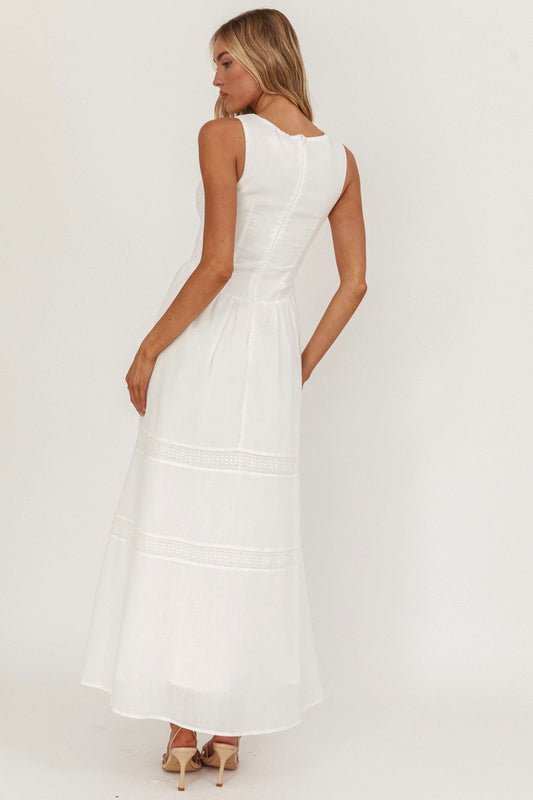Whisper Fields Maxi Dress