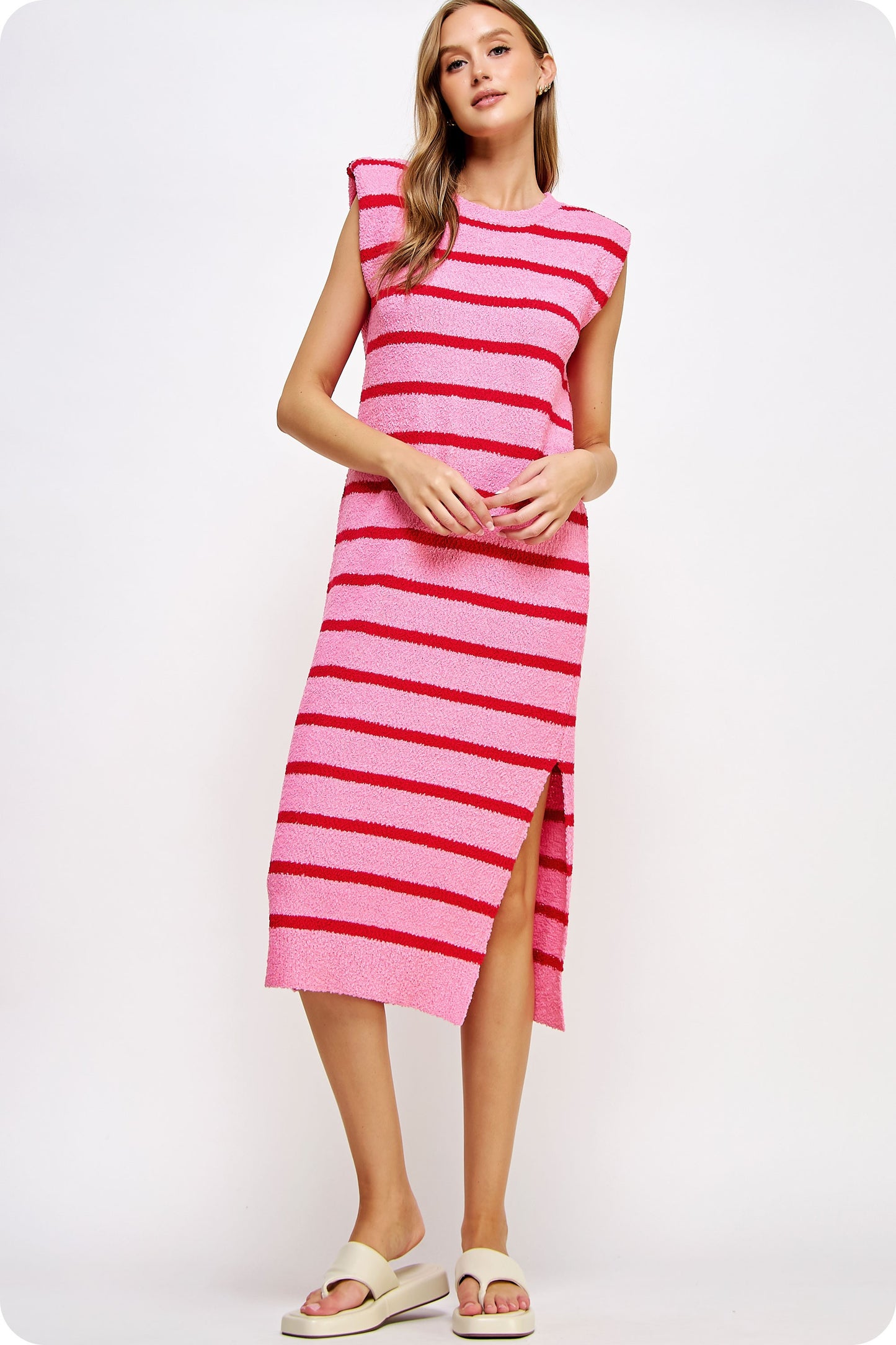 Summer Stripes Midi Dress