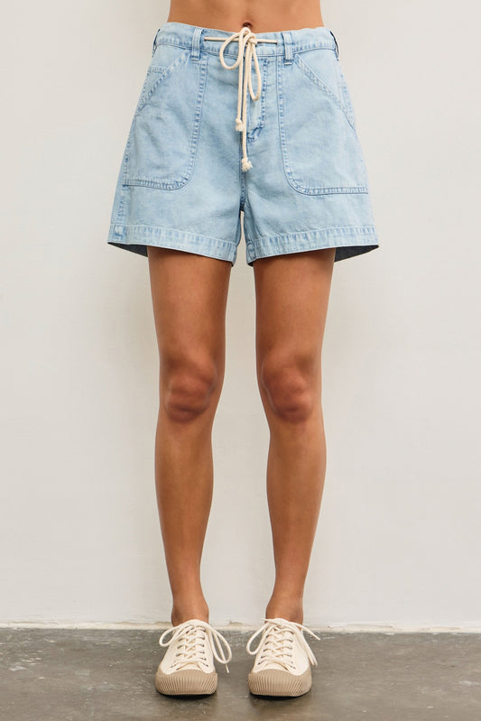 Swept Away Denim Shorts