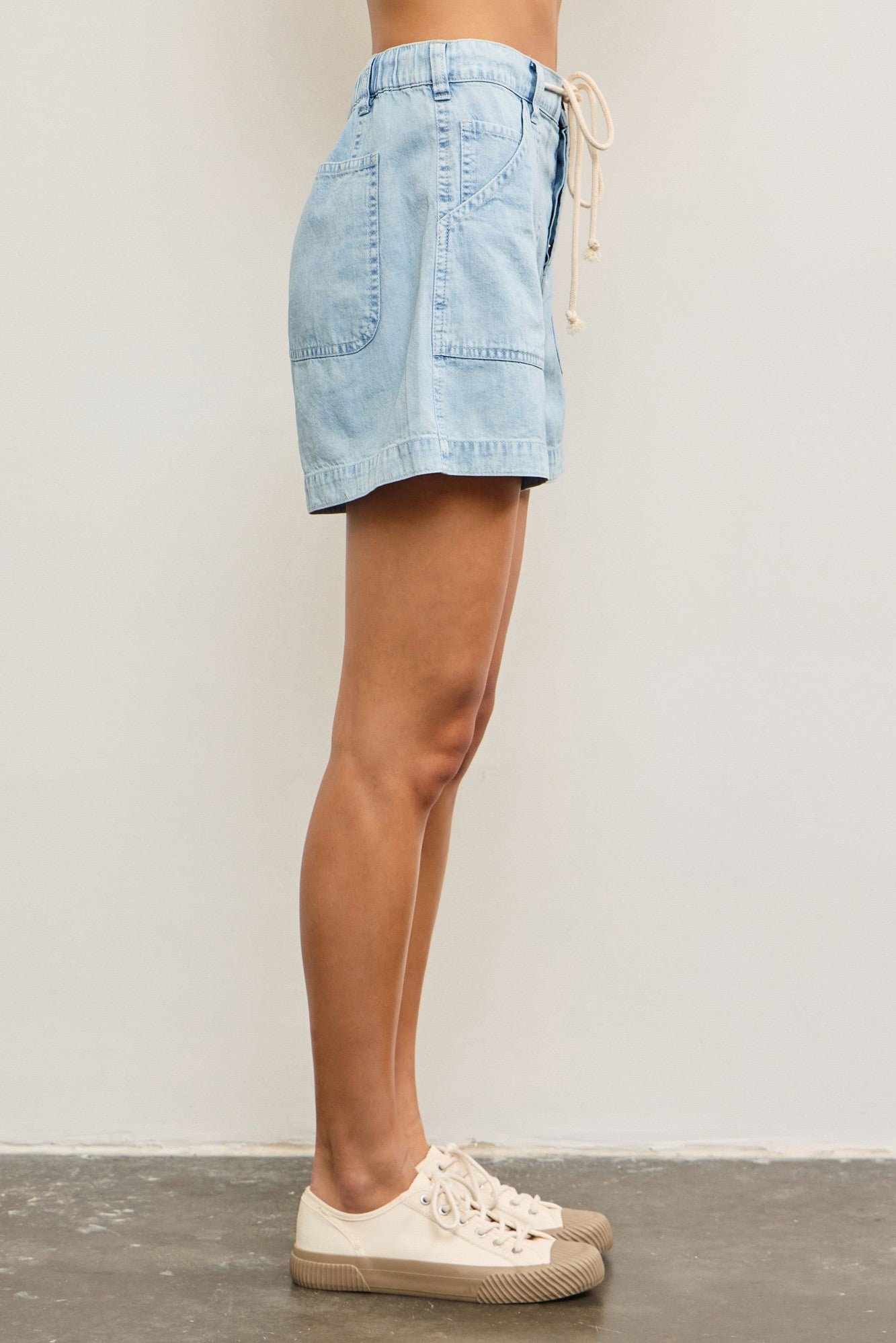 Swept Away Denim Shorts