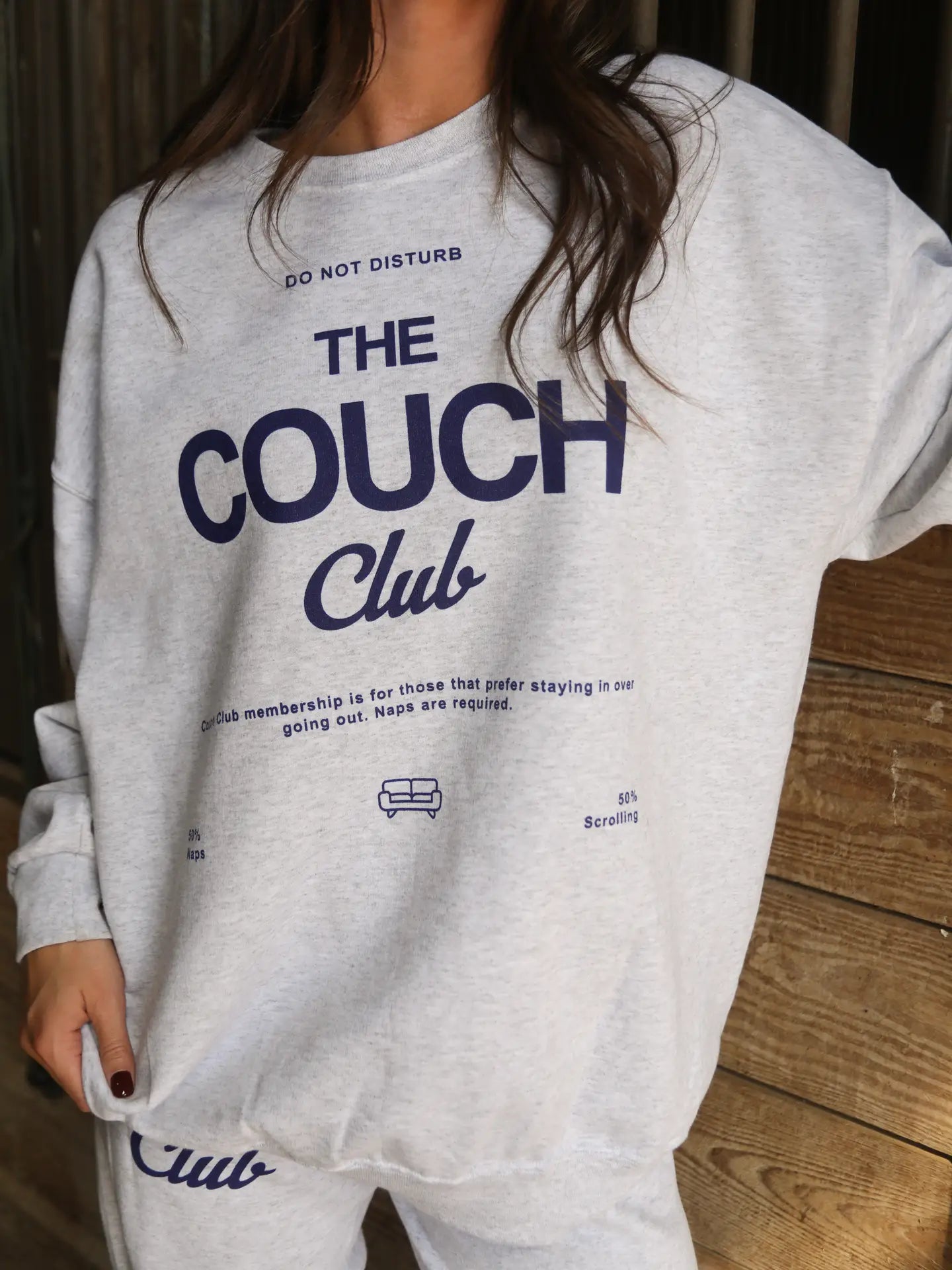 Couch Club Sweatshirt Ash