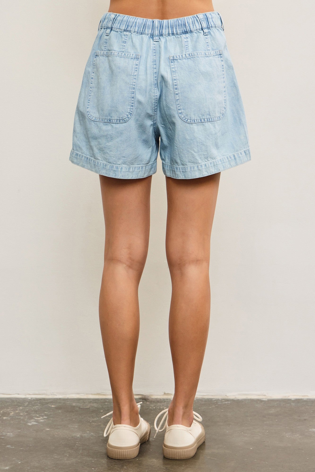 Swept Away Denim Shorts