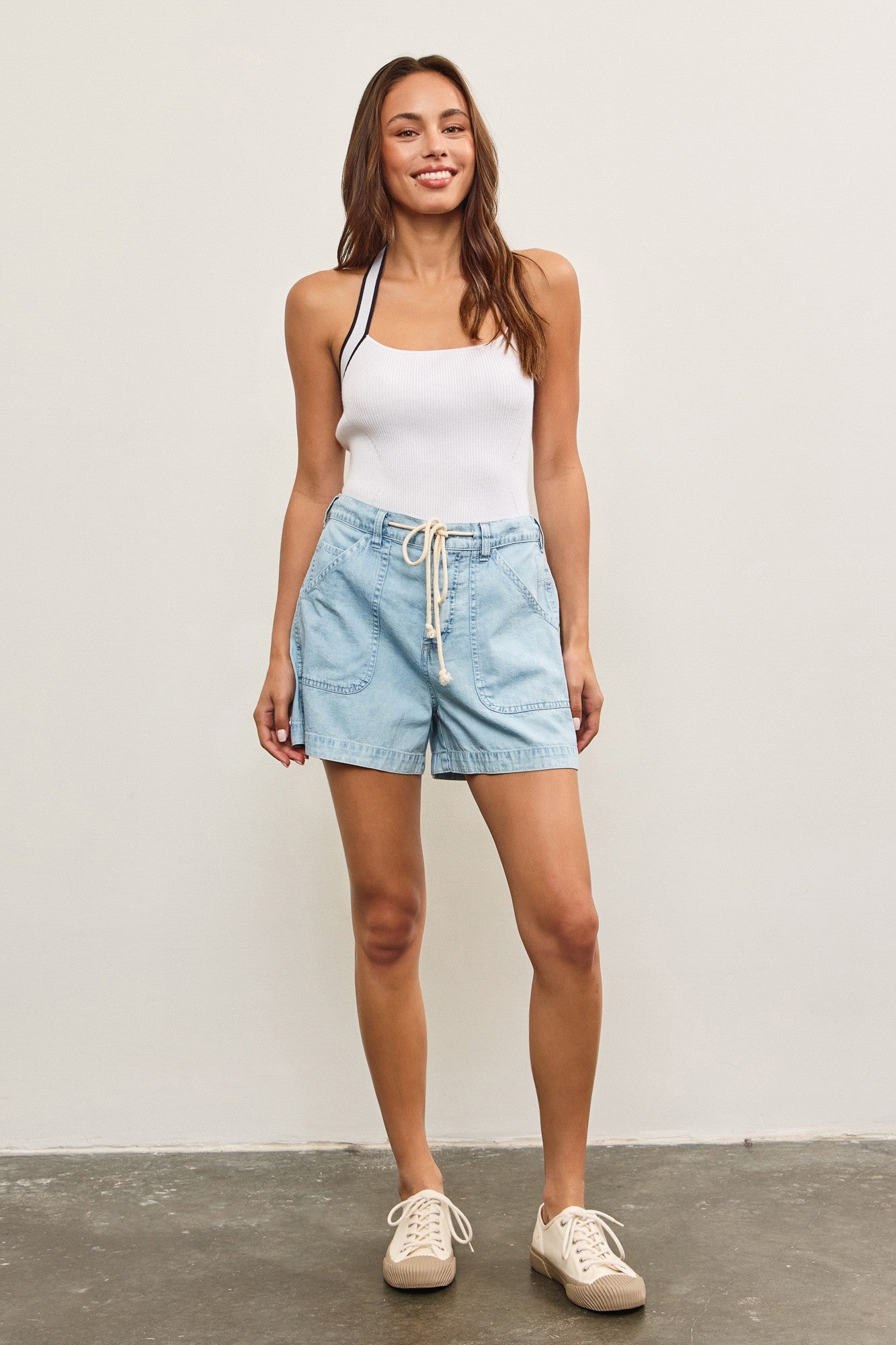 Swept Away Denim Shorts